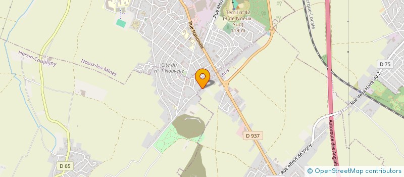 localisation de l'entreprise MONSIEUR FREDERIC FOURNIER  SAINS-EN-GOHELLE