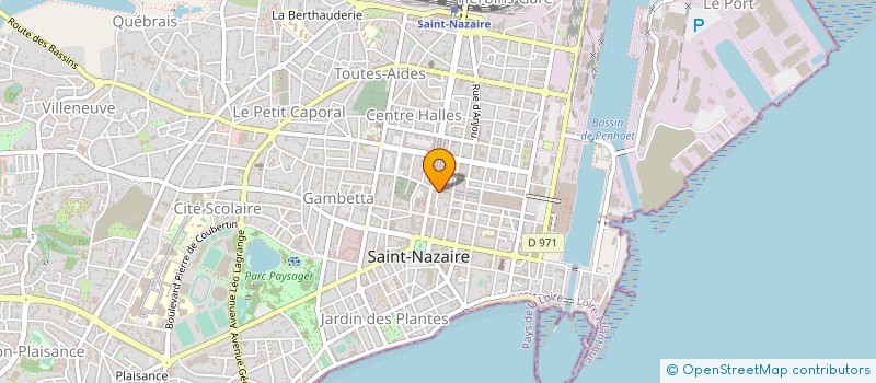 localisation de l'entreprise MONSIEUR FREDERIC FOURNIER à SAINT-NAZAIRE