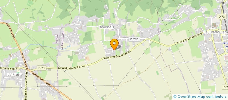 localisation de l'entreprise MONSIEUR FREDERIC FOURNIER  BEVENAIS
