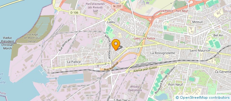 localisation de l'entreprise MONSIEUR FREDERIC FOURNIER  LA ROCHELLE