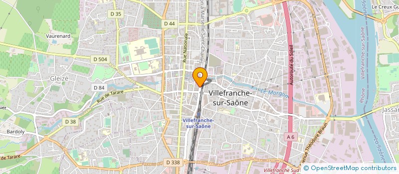 localisation de l'entreprise MONSIEUR FREDERIC FOURNIER  VILLEFRANCHE-SUR-SAONE