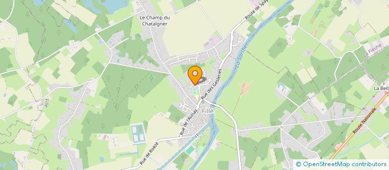 localisation de l'entreprise MONSIEUR FREDERIC FOURNIGAULT  FILLE