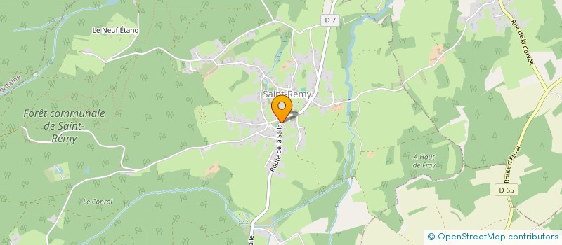 localisation de l'entreprise MONSIEUR FREDERIC FOUSSE  SAINT-REMY