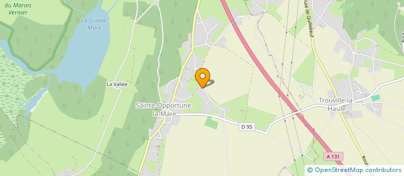 localisation de l'entreprise MONSIEUR FREDERIC FOUTREL  SAINTE-OPPORTUNE-LA-MARE