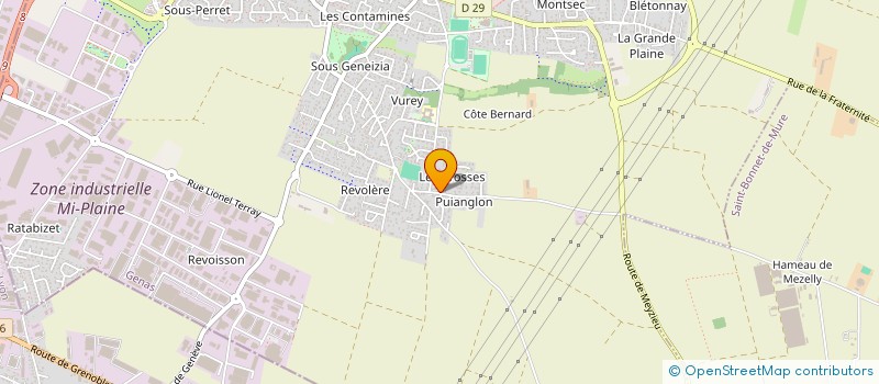 localisation de l'entreprise MONSIEUR FREDERIC FRAGOLA  GENAS