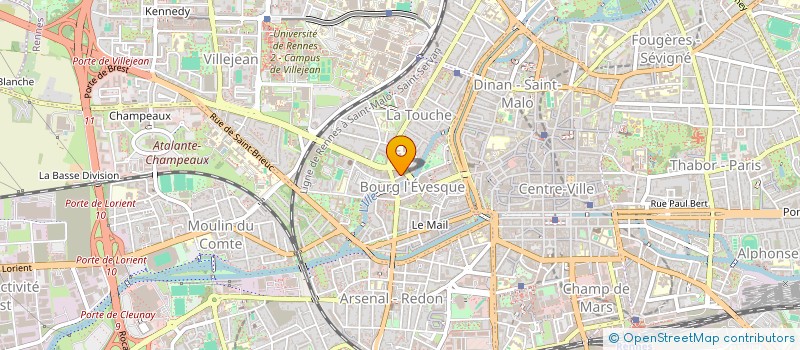 localisation de l'entreprise MONSIEUR FREDERIC FRAISSE  RENNES