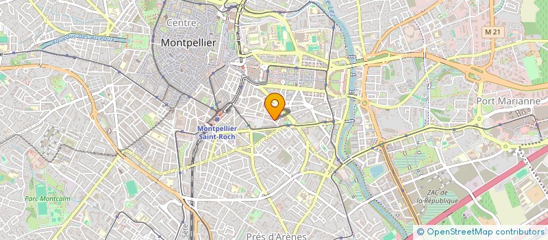 localisation de l'entreprise MONSIEUR FREDERIC FRANCAIS à MONTPELLIER
