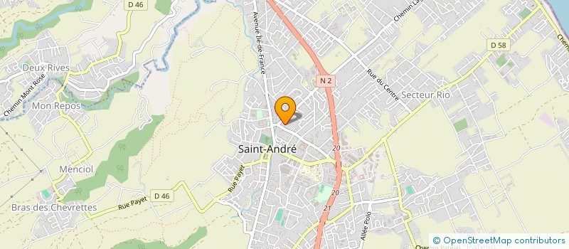 localisation de l'entreprise MONSIEUR FREDERIC FRANCISQUE à SAINT-ANDRE