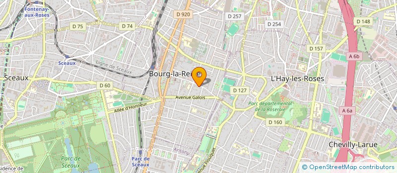 localisation de l'entreprise MONSIEUR FREDERIC FRANCOIS à BOURG-LA-REINE