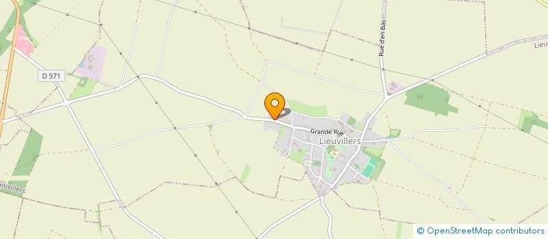 localisation de l'entreprise MONSIEUR FREDERIC FRANCOIS  LIEUVILLERS