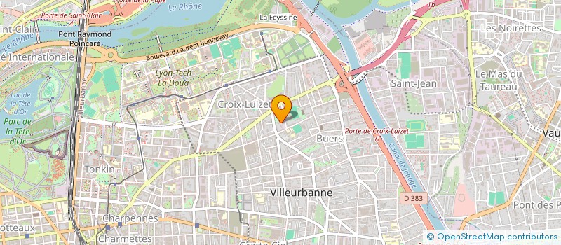 localisation de l'entreprise MONSIEUR FREDERIC FREDERIC VINCENT  VILLEURBANNE