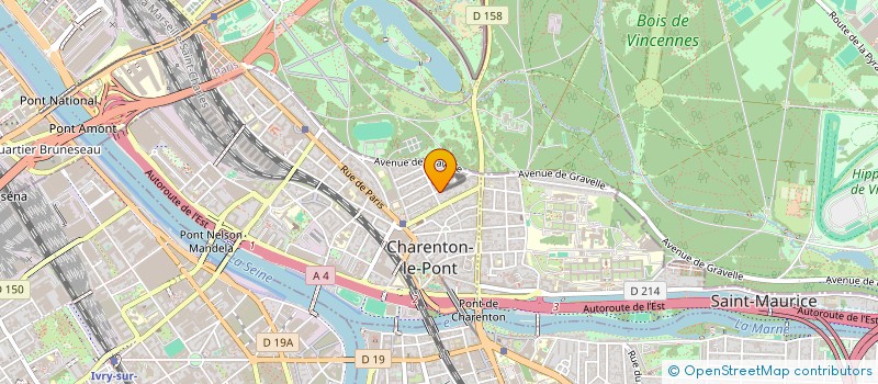 localisation de l'entreprise MONSIEUR FREDERIC FRERY  CHARENTON-LE-PONT