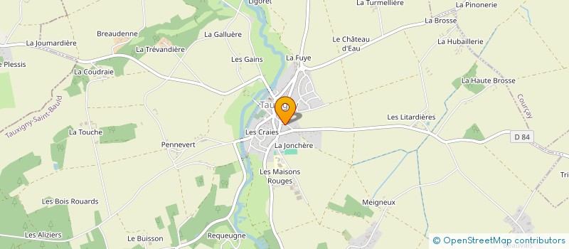 localisation de l'entreprise MONSIEUR FREDERIC FRET  TAUXIGNY-SAINT-BAULD