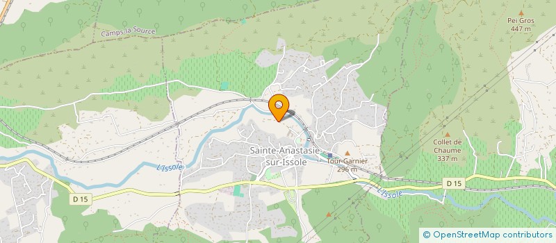 localisation de l'entreprise MONSIEUR FREDERIC FREZE  SAINTE-ANASTASIE-SUR-ISSOLE