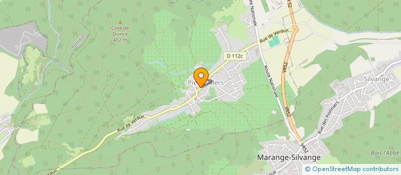 localisation de l'entreprise MONSIEUR FREDERIC FRITSCH  PIERREVILLERS