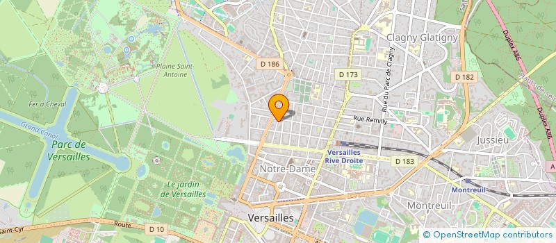 localisation de l'entreprise MONSIEUR FREDERIC FROGER à VERSAILLES