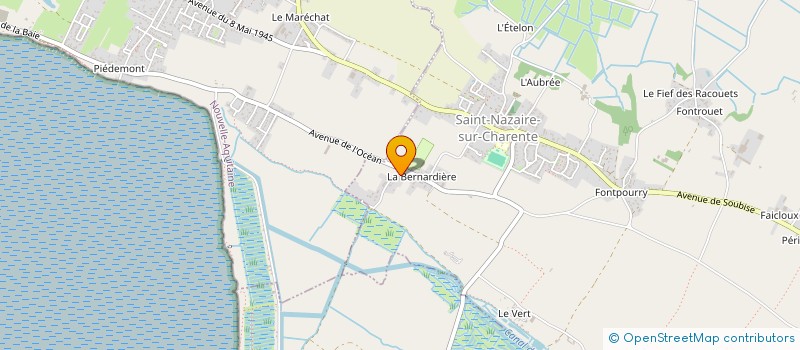 localisation de l'entreprise MONSIEUR FREDERIC FROISSARD  SAINT-NAZAIRE-SUR-CHARENTE