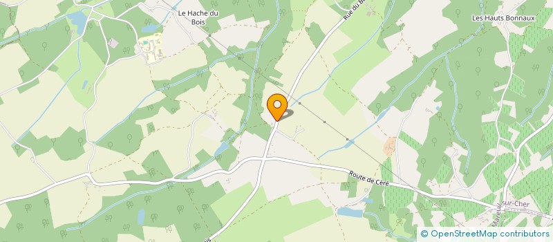 localisation de l'entreprise MONSIEUR FREDERIC FRONTEDDU à MAREUIL-SUR-CHER