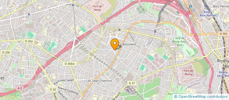 localisation de l'entreprise MONSIEUR FREDERIC FRUISH à MONTREUIL