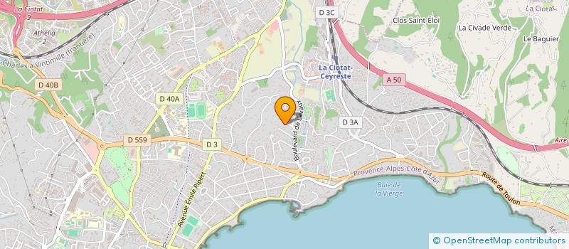 localisation de l'entreprise MONSIEUR FREDERIC FRUSTA à LA CIOTAT