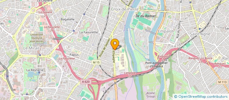 localisation de l'entreprise MONSIEUR FREDERIC FULCRAN à TOULOUSE