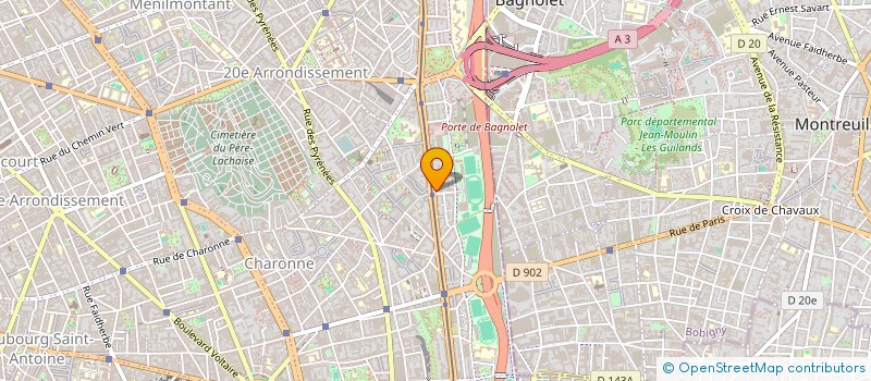localisation de l'entreprise MONSIEUR FREDERIC FUZEAU à PARIS