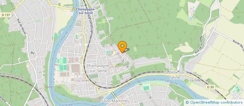 localisation de l'entreprise MONSIEUR FREDERIC GADI  CHAMPAGNE-SUR-SEINE