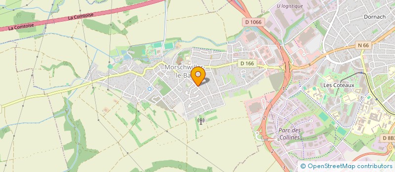 localisation de l'entreprise MONSIEUR FREDERIC GAERTNER  MORSCHWILLER-LE-BAS