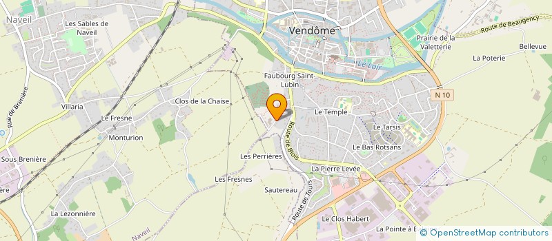 localisation de l'entreprise MONSIEUR FREDERIC GAIDOU à VENDOME