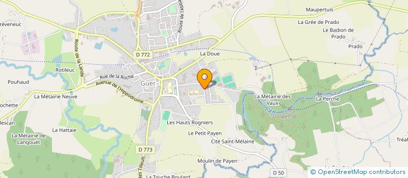 localisation de l'entreprise MONSIEUR FREDERIC GAIGNARD  GUER