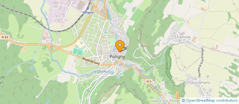 localisation de l'entreprise MONSIEUR FREDERIC GAILLARD  POLIGNY