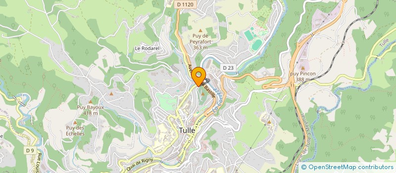 localisation de l'entreprise MONSIEUR FREDERIC GAL  TULLE