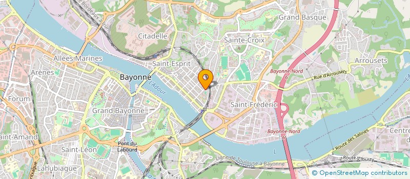 localisation de l'entreprise MONSIEUR FREDERIC GALAIS à BAYONNE