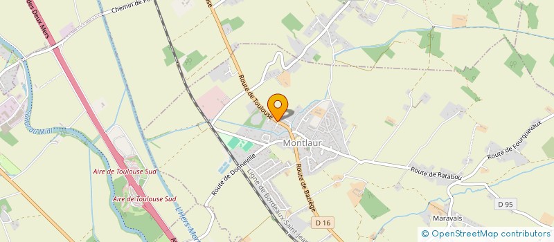 localisation de l'entreprise MONSIEUR FREDERIC GALINIER  MONTLAUR