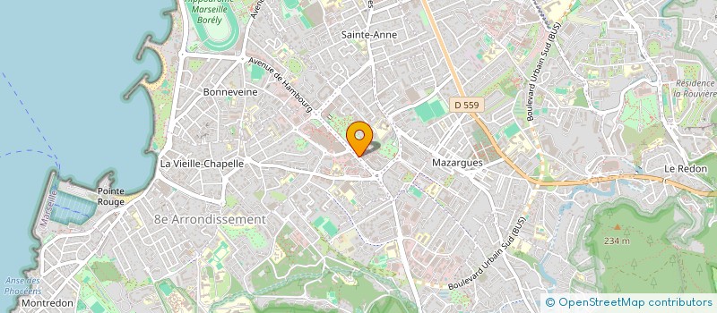 localisation de l'entreprise MONSIEUR FREDERIC GALLAND à MARSEILLE