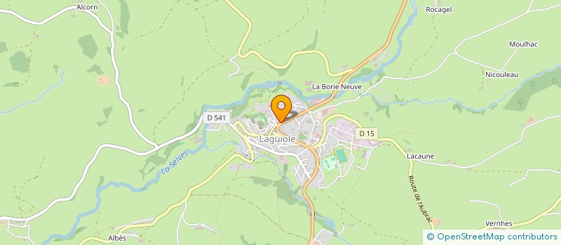 localisation de l'entreprise MONSIEUR FREDERIC GALLEN  LAGUIOLE