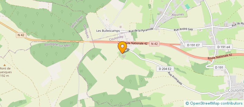 localisation de l'entreprise MONSIEUR FREDERIC GALLET  COULOMBY