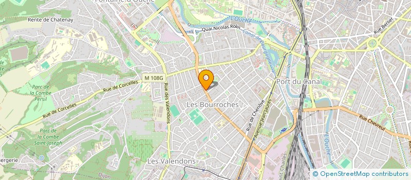 localisation de l'entreprise MONSIEUR FREDERIC GALLIEN  DIJON