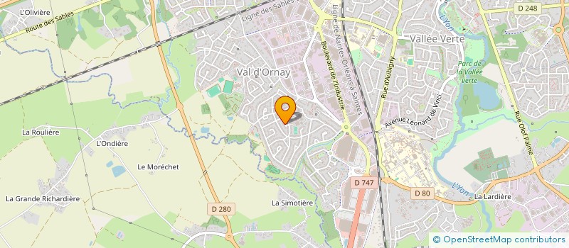 localisation de l'entreprise MONSIEUR FREDERIC GALLOU à LA ROCHE-SUR-YON