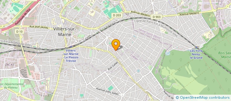 localisation de l'entreprise MONSIEUR FREDERIC GAMAND  VILLIERS-SUR-MARNE