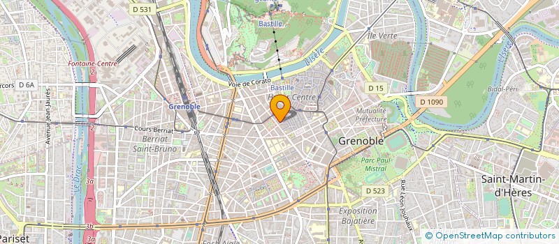 localisation de l'entreprise MONSIEUR FREDERIC GANDY à GRENOBLE