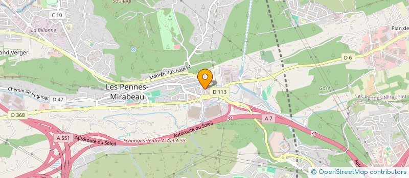 localisation de l'entreprise MONSIEUR FREDERIC GARABEDIAN à LES PENNES MIRABEAU
