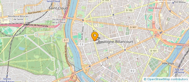 localisation de l'entreprise MONSIEUR FREDERIC GARAUD à BOULOGNE-BILLANCOURT