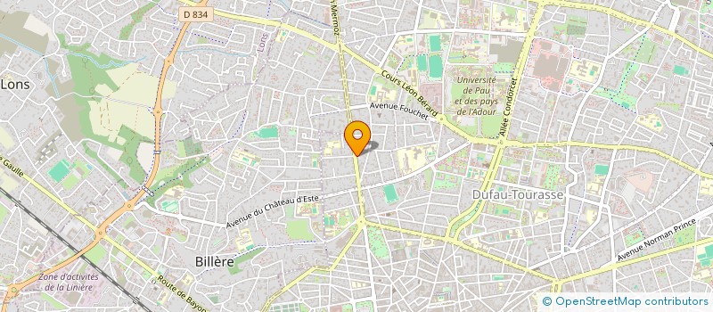 localisation de l'entreprise MONSIEUR FREDERIC GARCIA à PAU