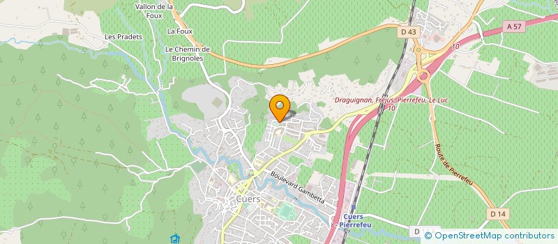 localisation de l'entreprise MONSIEUR FREDERIC GARCIA  TOULON