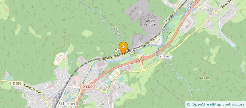 localisation de l'entreprise MONSIEUR FREDERIC GARCIA  SCHIRMECK