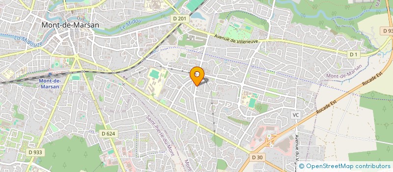 localisation de l'entreprise MONSIEUR FREDERIC GARCIA  MONT-DE-MARSAN