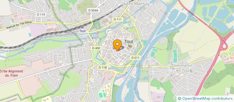localisation de l'entreprise MONSIEUR FREDERIC GARCIA à TOUL