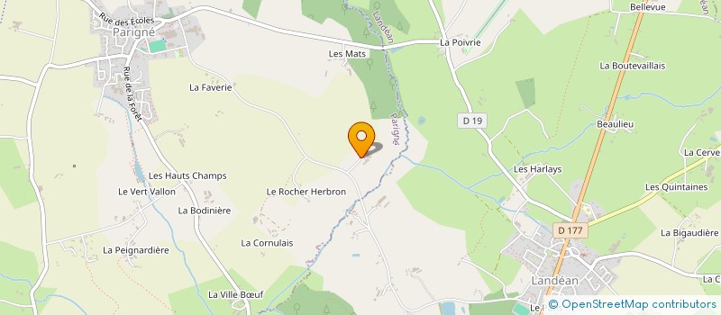 localisation de l'entreprise MONSIEUR FREDERIC GARCIA  PARIGNE