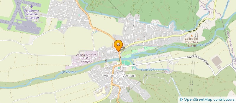 localisation de l'entreprise MONSIEUR FREDERIC GARCIN à VINON-SUR-VERDON